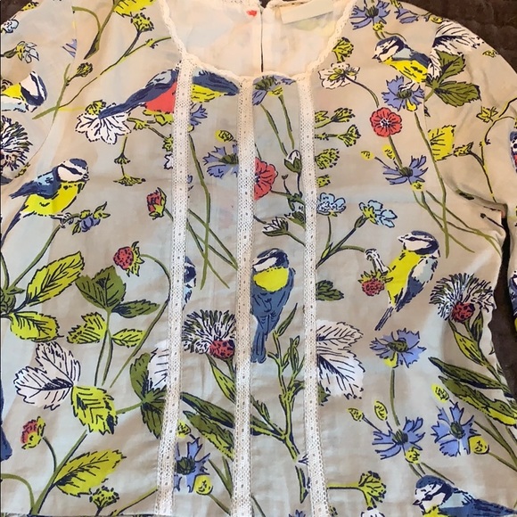 Mini Boden Bird Print Tunic size 7-8 - Picture 3 of 9